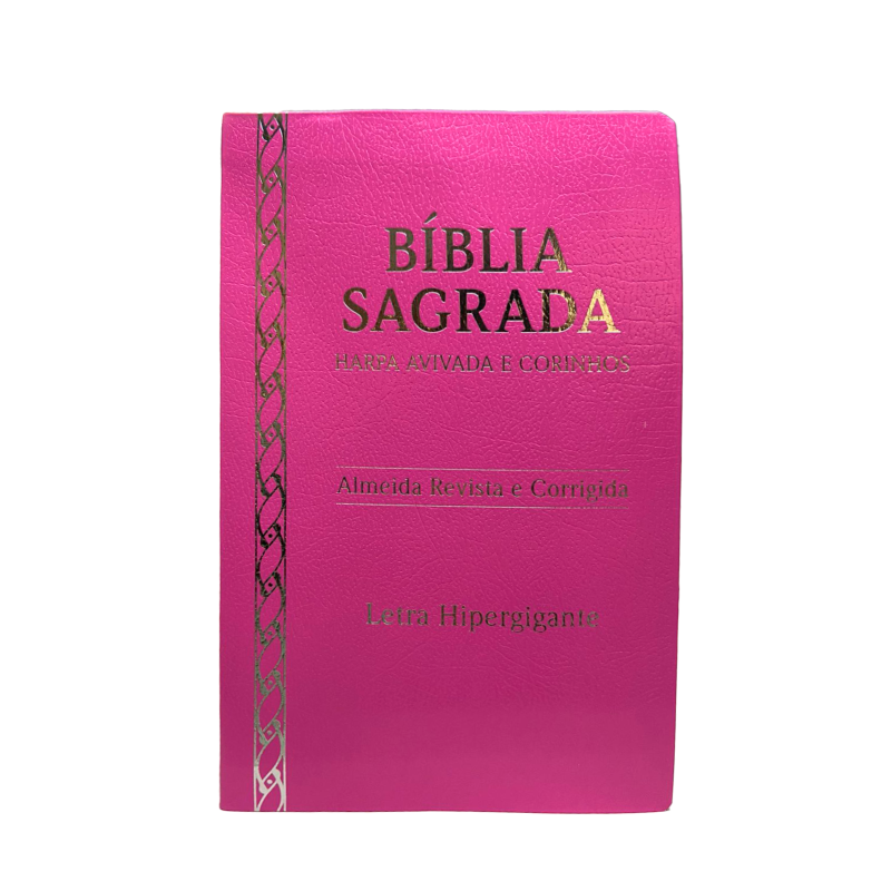 Bíblia Sagrada - Letra Hiper Gigante - Harpa E Corinhos - Luxo