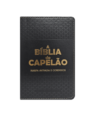 A BÍBLIA DO CAPELÃO ARC - C/ HARPA PRETA