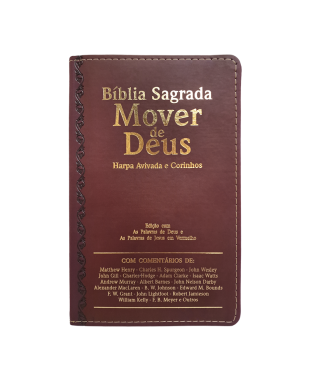 BÍBLIA MOVER DE DEUS ARC. L ULTRAGIG. C/ HARPA BORDÔ