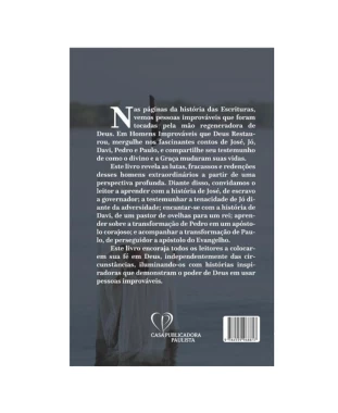 LIVRO HOMENS IMPROVÁVEIS QUE DEUS RESTAUROU