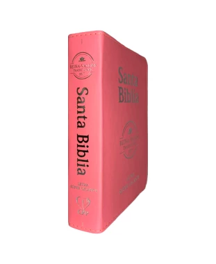 SANTA BIBLIA REINA VALERA TRAD. RVT - LT SÚPER GIGANTE 1664  CUERO ARTIFICIAL - ROSA
