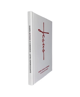 HARPA AVIVADA E CORINHOS CAPA DURA L. HIPERG. MOD. 08 JESUS BRANCA