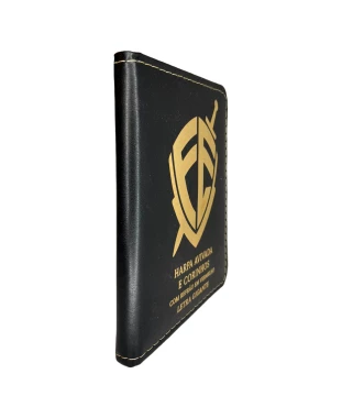 HARPA AVIVADA E CORINHOS LUXO PU L. GIGANTE MOD. 06 ESCUDO PRETA
