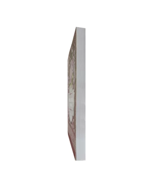 HARPA AVIVADA E CORINHOS BROCH. L. GIGANTE 12X15,3 CM - MOD.03 FLORAL ROSA