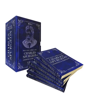 LIVRO BOX 1 PREGANDO A BÍBLIA COM CHARLES SPURGEON - 6 VOLUMES - BROCHURA