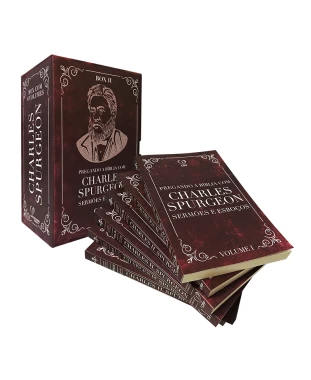 LIVRO BOX 2 PREGANDO A BÍBLIA COM CHARLES SPURGEON - 6 VOLUMES - BROCHURA