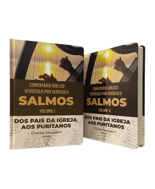 LIVRO BOX SALMOS - 2 VOLUMES - CAPA DURA