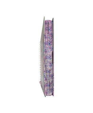 BÍBLIA PARA ANOTAÇÕES - ARC - C/ HARPA - ESPIRAL - FLORES DESENHO