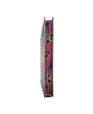 BÍBLIA PARA ANOTAÇÕES - NVI - ESPIRAL - FLORES E BORBOLETAS