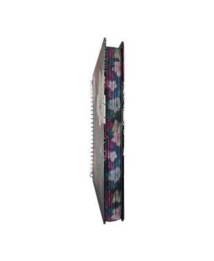 BÍBLIA PARA ANOTAÇÕES - KJA - ESPIRAL - FLORAL MAGENTA