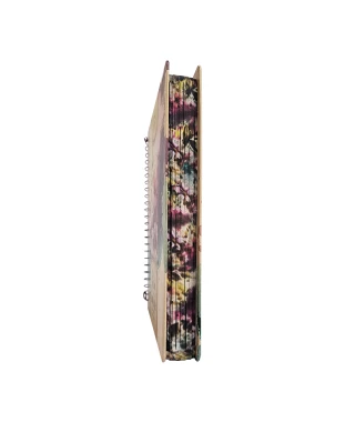BÍBLIA PARA ANOTAÇÕES - KJA - ESPIRAL - FLORES E FOLHAS