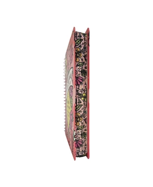 BÍBLIA PARA ANOTAÇÕES - KJA - ESPIRAL - FLORAL ALEGRE