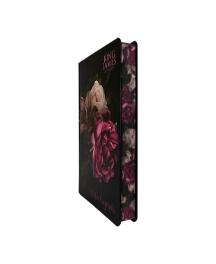 BÍBLIA SLIM CAPA DURA KJA - ARRANJO FLORAL