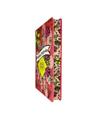 BÍBLIA SLIM CAPA DURA KJA - FLORAL ALEGRE