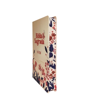 BÍBLIA SLIM CAPA DURA NVI - FLORAL CARTOON
