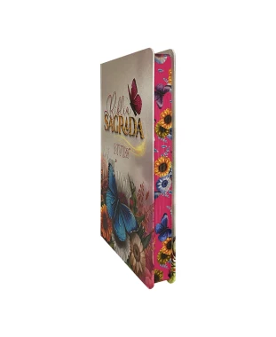 BÍBLIA SLIM CAPA DURA NVI - FLORES E BORBOLETAS