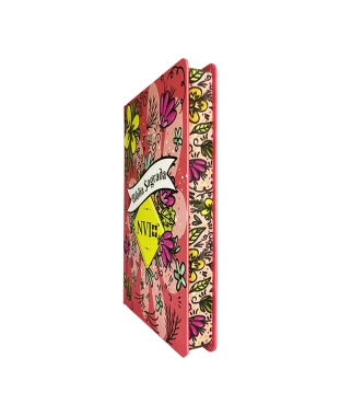 BÍBLIA SLIM CAPA DURA NVI - FLORAL ALEGRE
