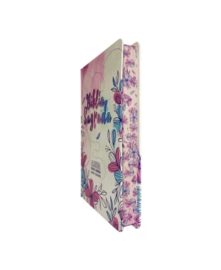 BÍBLIA SLIM CAPA DURA ARC HARPA - FLORES DESENHO
