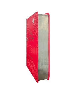 BÍBLIA L. JUMBO ARC FULL COLOR CAPA PU LUXO C/ HARPA - JARDIM VERMELHA