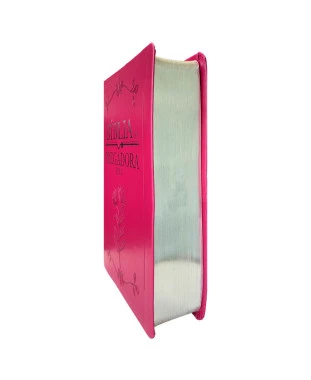 BÍBLIA DA PREGADORA FIEL PU NOBRE LUXO - PINK