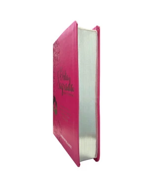 BÍBLIA HIPERGIGANTE ARC FULL COLOR C/HARPA PU LUXO PRATEADA - FLORAL DÁLIA PINK