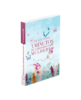 LIVRO DEVOCIONAL 3 MINUTOS DE SABEDORIA P/ MULHERES FULL COLOR - JARDIM SECRETO