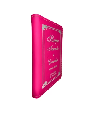HARPA AVIVADA E CORINHOS LUXO PU L. GIGANTE MOD. 30 TRADICIONAL PINK