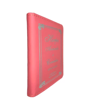 HARPA AVIVADA E CORINHOS LUXO PU L. GIGANTE MOD. 31 TRADICIONAL ROSA