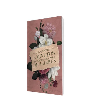 LIVRO DEVOCIONAL 3 MINUTOS DE SABEDORIA PARA MULHERES - PAPEL