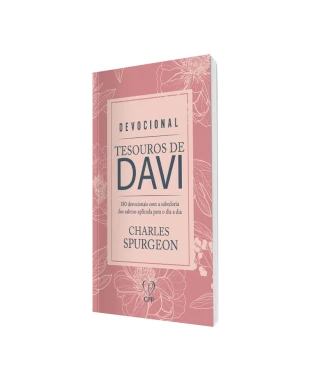 LIVRO DEVOCIONAL TESOUROS DE DAVI - SOFT PINK