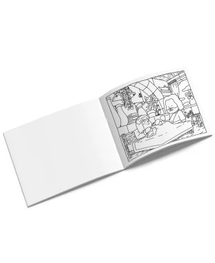 LIVRO DE COLORIR CUTE JESUS AND DISCIPLES