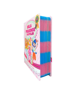 BÍBLIA PEQUENOS DISCÍPULOS NVA - EDIÇÃO AMPLIADA - ROSA