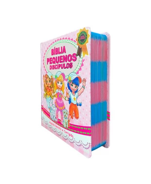 BÍBLIA PEQUENOS DISCÍPULOS ARC - EDIÇÃO AMPLIADA - ROSA