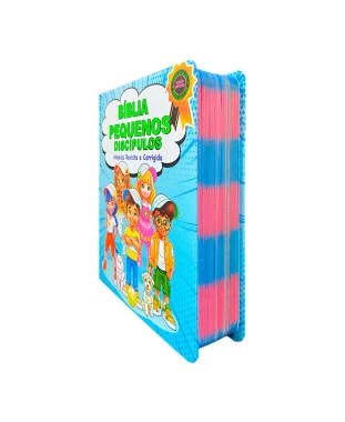 BÍBLIA PEQUENOS DISCÍPULOS ARC - EDIÇÃO AMPLIADA - AZUL