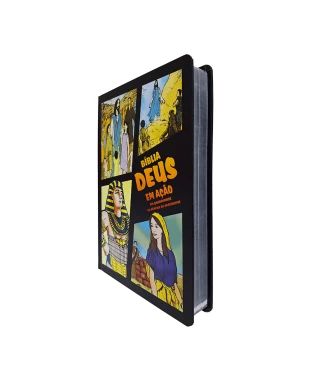 BÍBLIA DEUS EM AÇÃO EM QUADRINHOS - CAPA FARAÓ