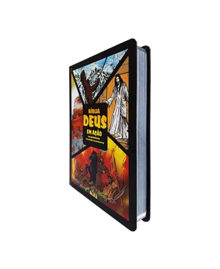 BÍBLIA DEUS EM AÇÃO EM QUADRINHOS - CAPA TORRE DE BABEL