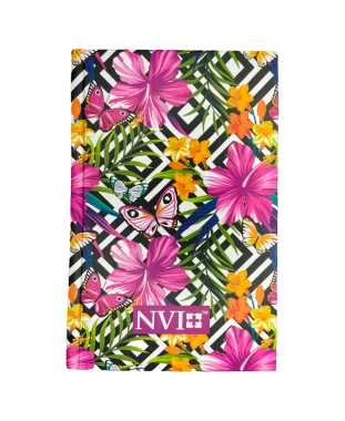 BÍBLIA NVI LETRA HIPERGIGANTE CAPA DURA - FLORES HIBISCO
