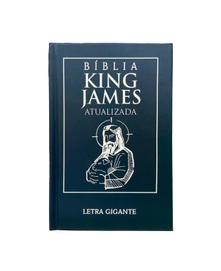 BÍBLIA KING JAMES ATUALIZADA LETRA GIGANTE CAPA DURA - JESUS MINIMALISTA