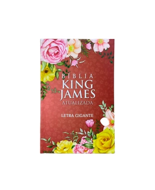BÍBLIA KING JAMES ATUALIZADA LETRA GIGANTE CAPA DURA - PRIMAVERA