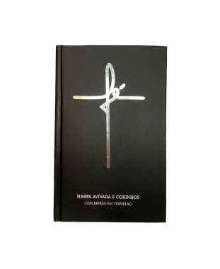 HARPA AVIVADA E CORINHOS CAPA DURA L. HIPERG. MOD. 11 FÉ PRETA