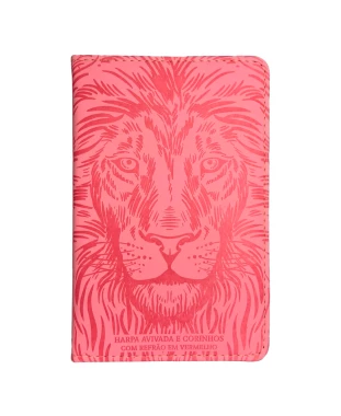HARPA AVIVADA E CORINHOS LUXO PU L. HIPERG. MOD. 24 LEÃO ROSA