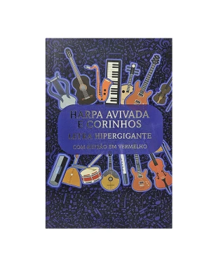 HARPA AVIVADA E CORINHOS BROCHURA L. HIPERG. - MOD. 04 NOTAS MUSICAIS