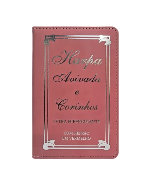 HARPA AVIVADA E CORINHOS LUXO PU L. HIPERG. MOD. 31 TRADICIONAL ROSA
