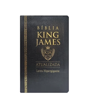 BÍBLIA KING JAMES ATUALI. HIPER. COVERBOOK - PRETA