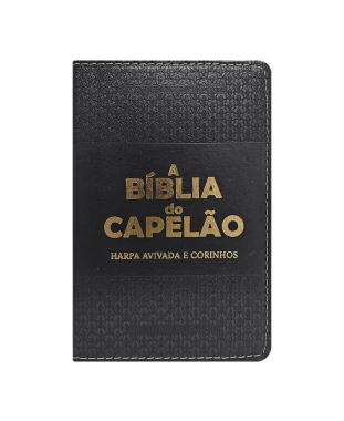 A BÍBLIA DO CAPELÃO ARC - C/ HARPA PRETA