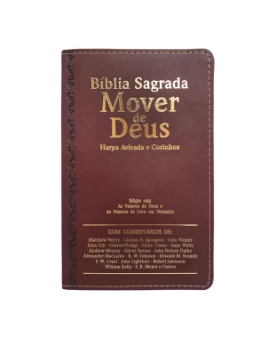 BÍBLIA MOVER DE DEUS ARC. L ULTRAGIG. C/ HARPA BORDÔ
