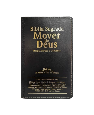 BÍBLIA MOVER DE DEUS ARC. L ULTRAGIG. C/ HARPA PRETA