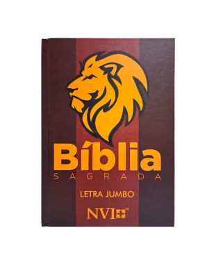 BÍBLIA JUMBO NVI - CAPA DURA - LEÃO FIGURA