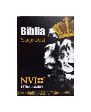 BÍBLIA JUMBO NVI - CAPA DURA - LEÃO REI