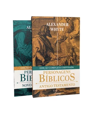 LIVRO BOX PERSONAGENS BÍBLICOS - ALEXANDER WHYTE - 2 VOLUMES - BROCHURA